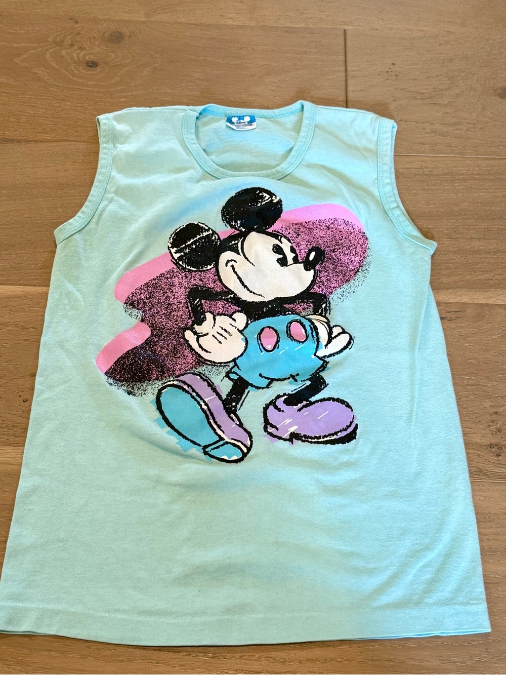 VINTAGE Mickey Disney tank top muscle tee SMALL